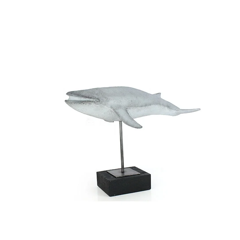 manufacturer custom resin shark accessories home decoration for living room