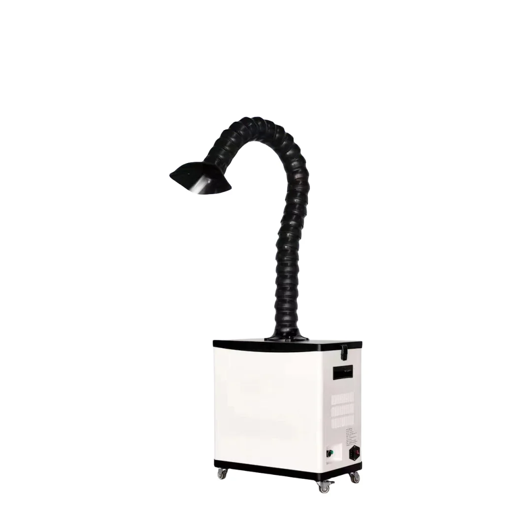 Factory Outlet Fume Extractor with Single Arm High Filtering Welding Smoke Evacuator for Co2 Laser Medical Laser