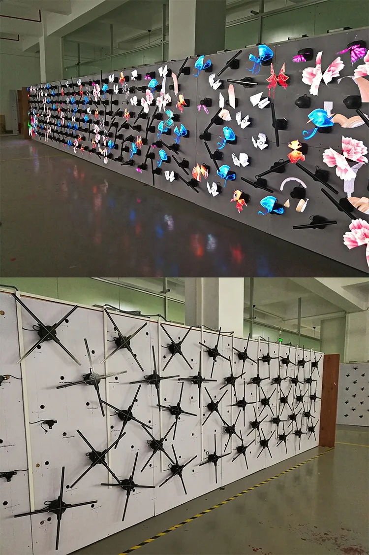 Christmas Tree 3D Hologram Advertising Machine Z8 75 cm Commercial Indoor Holographic Fans for Education
