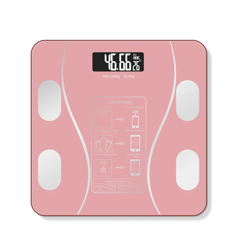Amazon 180 кг/396lb личные кухонные весы умные измерения жира тела для