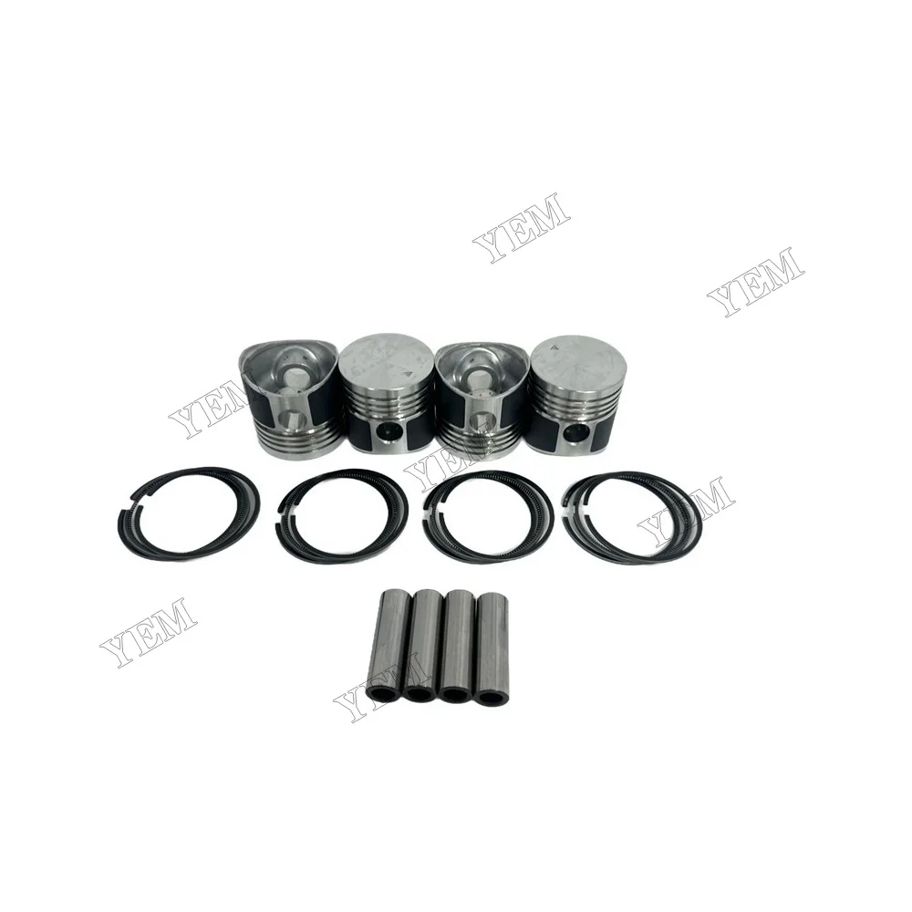 For Mitsubishi K4B Piston and Piston Ring Kits Agriculturals Heavy Equipment Engine Parts 4