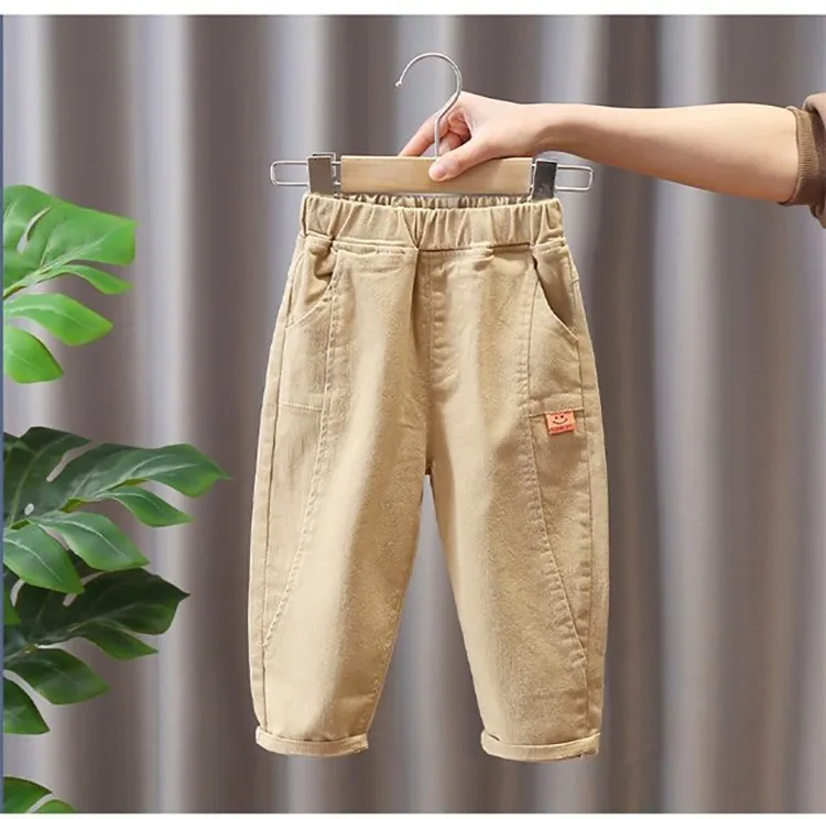 Q4406 Spring Summer 2024 Baby Parachute Trousers Boys Casual Pants Bottoms 1-10 years cheap Cargo Pants