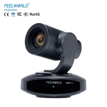 FEELWORLD NDI10X NDI|HX Compatible PTZ Camera 4K 10X Optical Zoom AI Tracking for Studio Broadcasting OEM Factory