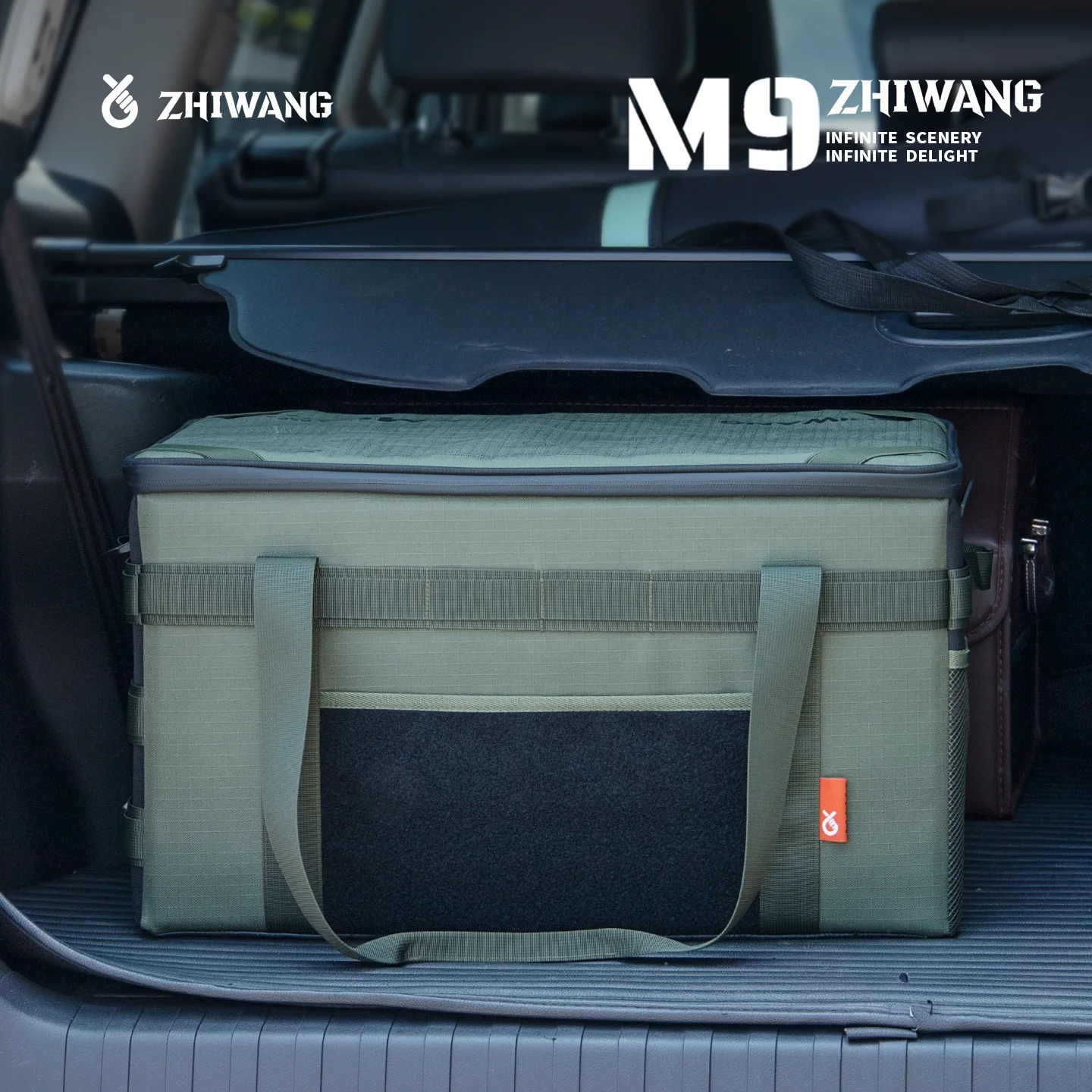 Foldable Oxford Cloth Storage Box Car Trunk Organizer Portable Camping Storage Bin for SUV Travel Outdoor - detail 2