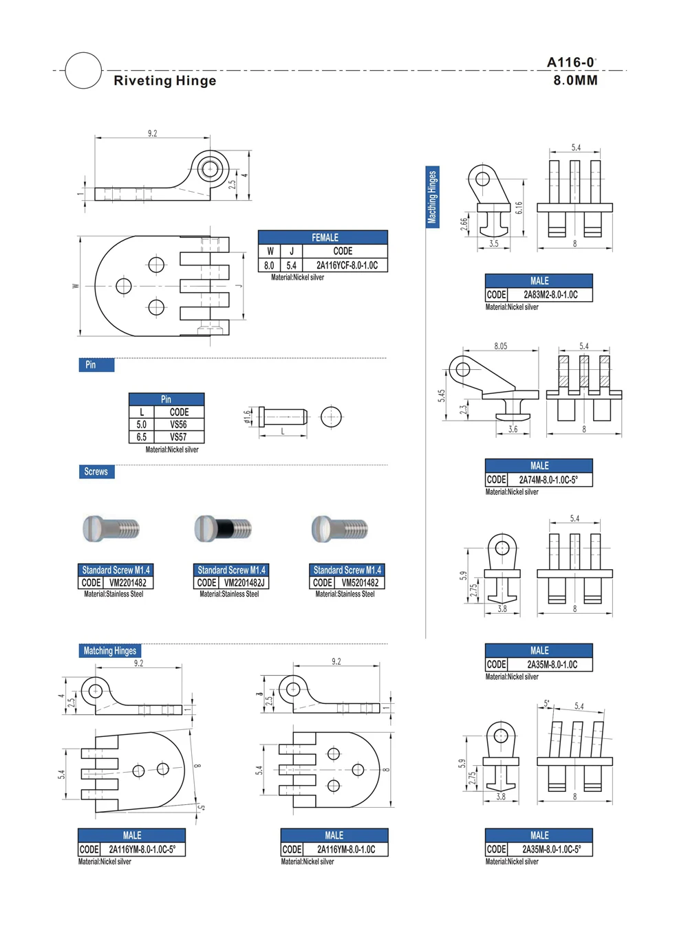 Glasses Assembly Hinges And Wire Cores Spectacle Spare Parts Eyeglass