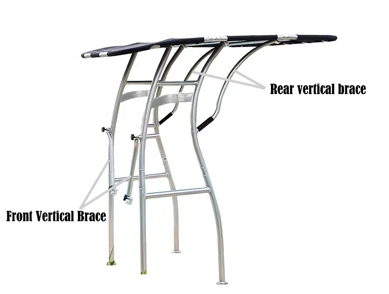 ドルフィンセンターコンソールボートtトップPro3エクストリームヘビーデューティーTトップ陽極酸化フレーム (ブラックキャノピー付き)|  Alibaba.com