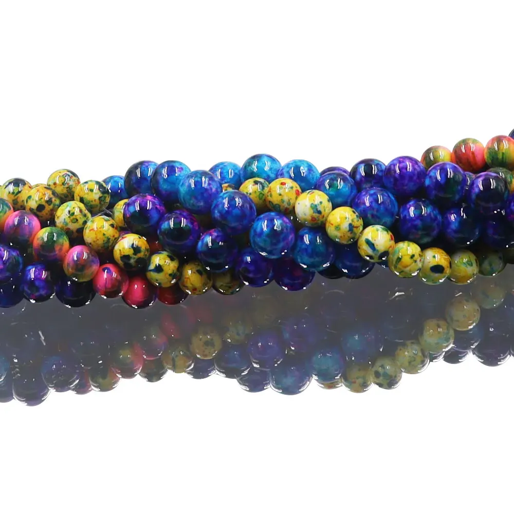 Ready To Ship 8mm 10mm Glass Bead Picture Charming Natural Wholesale