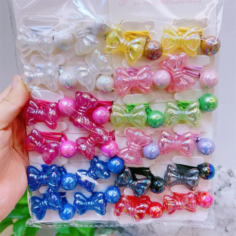 Mylulu Free Samples Kids Girls Baby Knocker Balls Hair Ties Bobbles