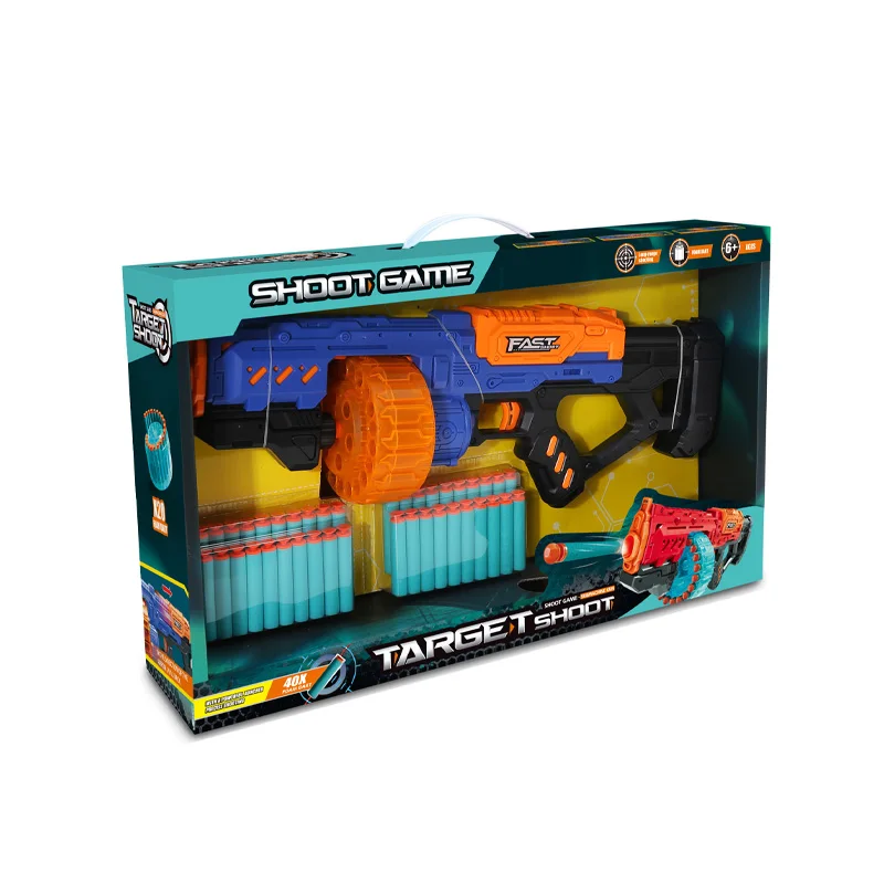 Funny Manual Soft Bullet Gun Toy Child Guns Boys Soft Shoot Gun Toys
