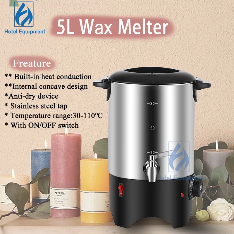 5l Stainless Steel Electric Wax Maker Candle Melter Melting Candle Making Machine Buy 5l
