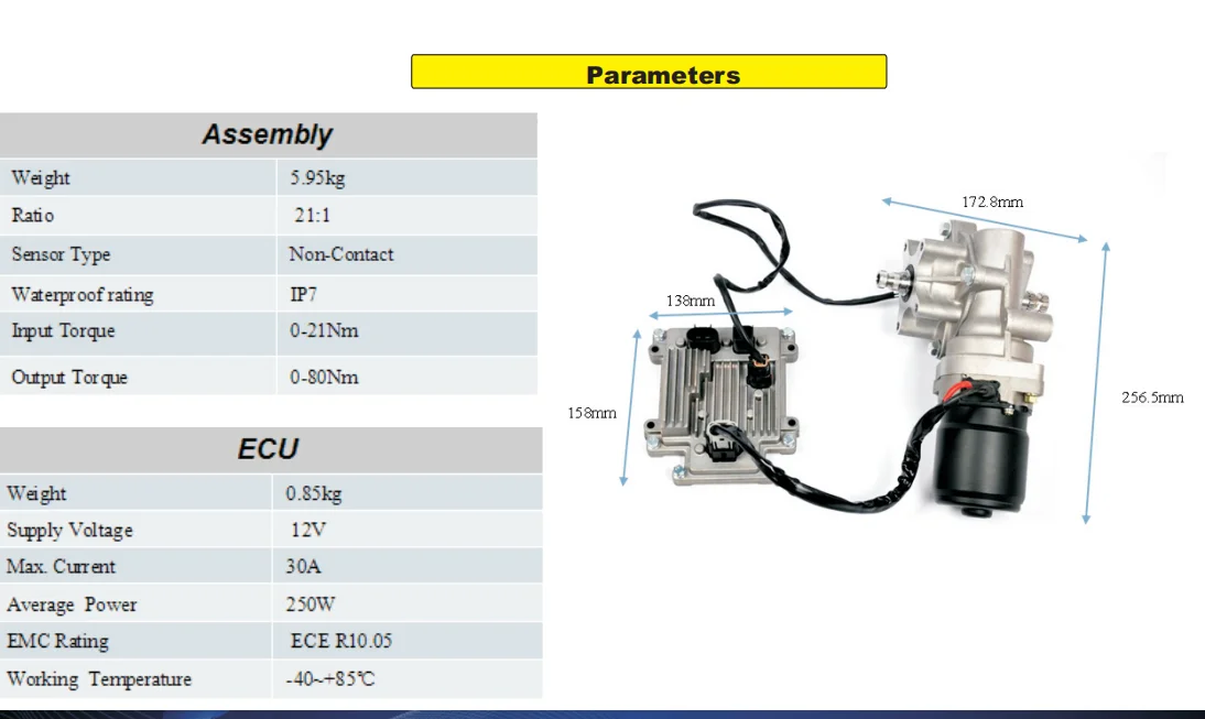 EPS Electric Power Steering Motor Compatible With CF800 X8