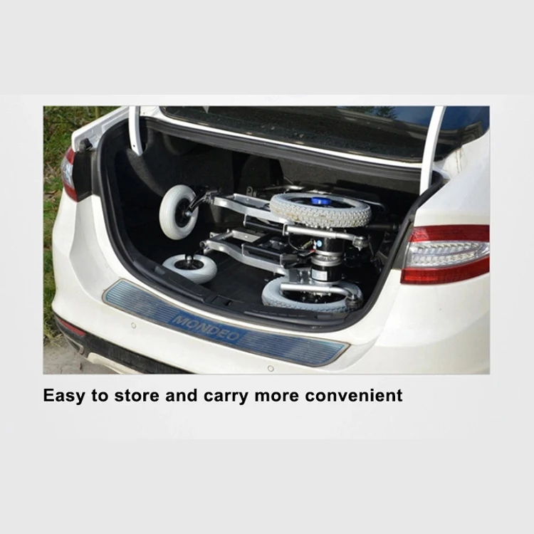 Factory Custom Seat Cushions Backrests Multifunctional Paralysis Electric Wheelchair Lightweight Adjustable Folding Wheelchair