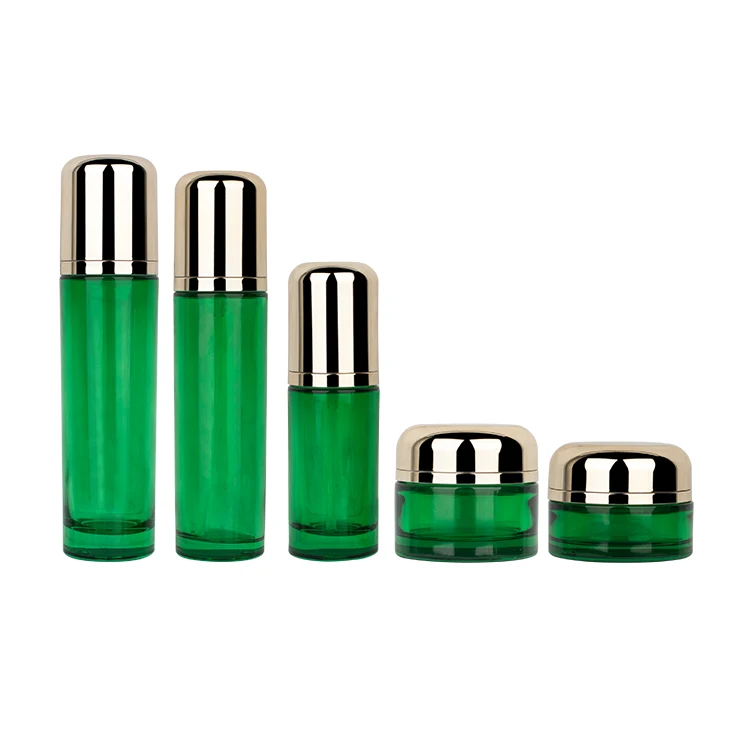 glass serum contain 30g 40ml 50g 100ml 120ml Glass Set cosmetic jar glass cosmetic packaging mini perfume sets hanging fireplace factory