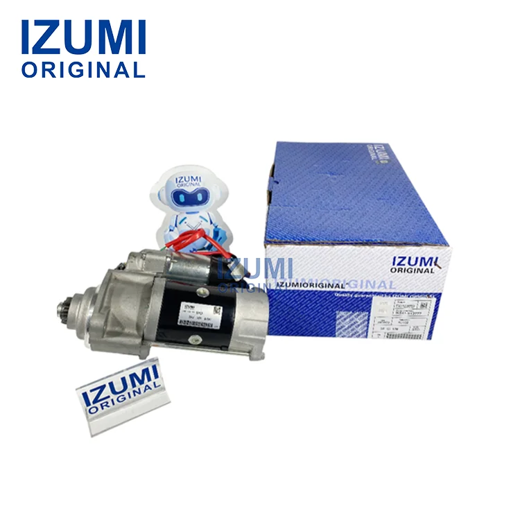 Bộ phận diesel chính hãng IZUMI mã 4BT, 6BT, NTA855 cho động cơ Cummins – Máy khởi động 50MT, 24V, mã 4297448