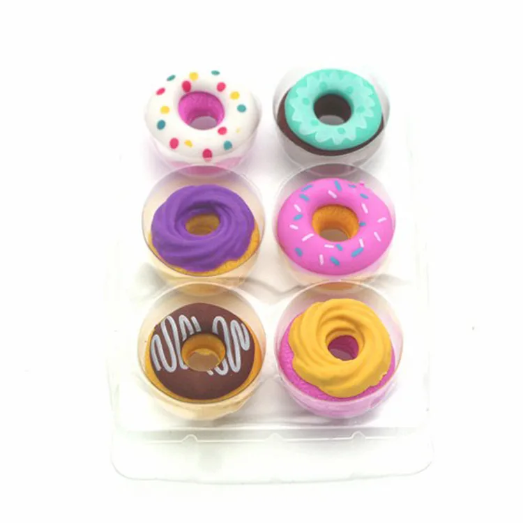 Милые кавайные канцелярские товары на заказ 3D День рождения Торты десерты серии мультяшный подарок детский ластик