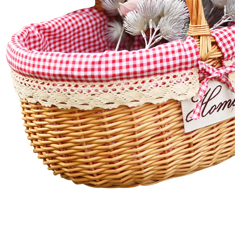 Горячая Распродажа, корзина для цветов ручной работы, плетеная корзина для цветов для свадьбы в Европе