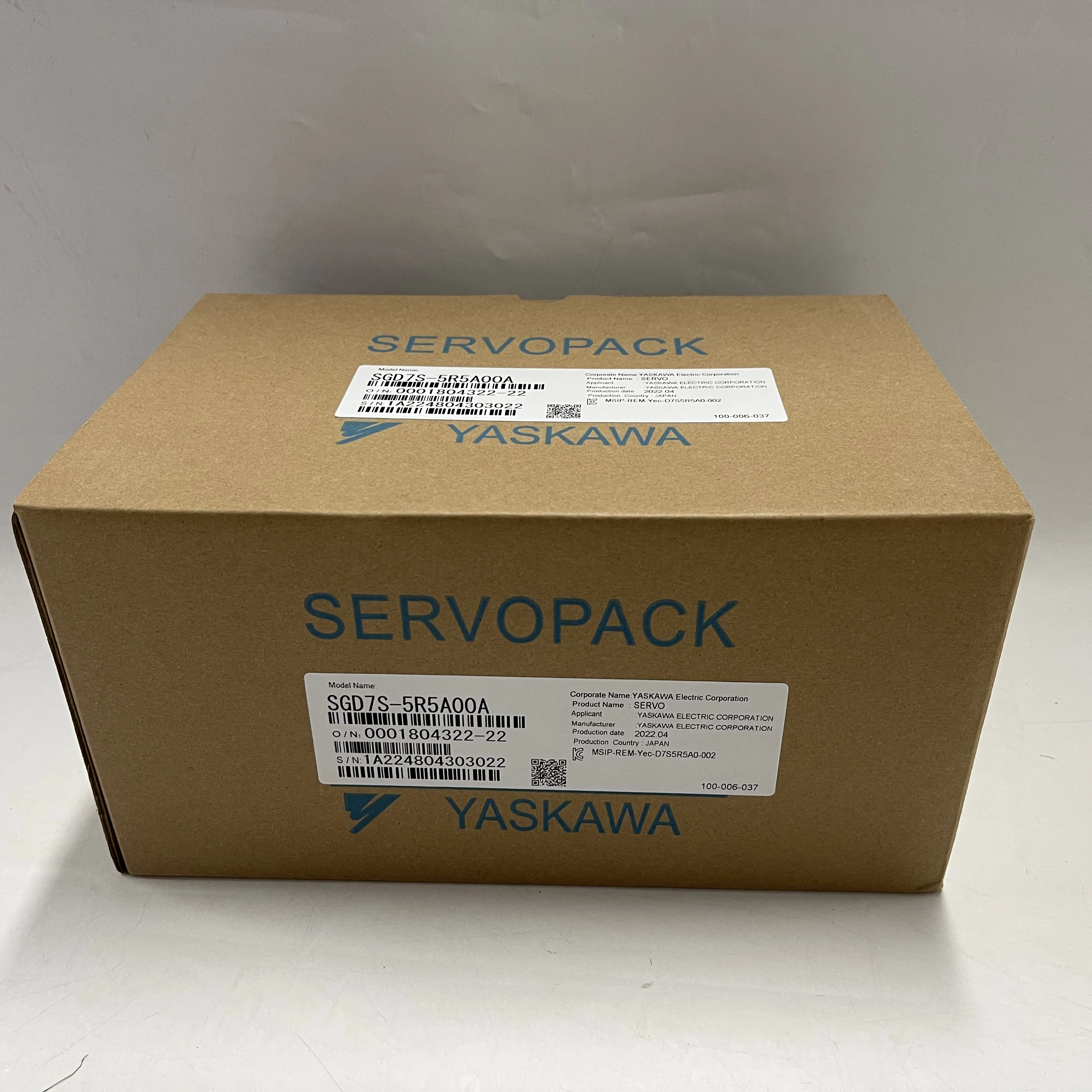 Yaskawa Servopack SGD7S-5R5A00A Yaskawa Servopack SGD7S-5R5A00A