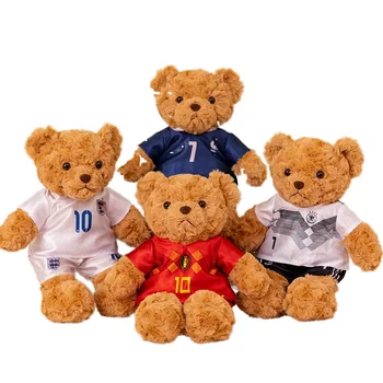 Champions League Premier League Jerseys Stuffed Bear Toys Removable James Lionel Messi NBA Clothing Accessories