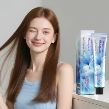 Professional Organic Hair Dye Customizable Shades Long-Lasting Gentle Formula Hair Color Cream