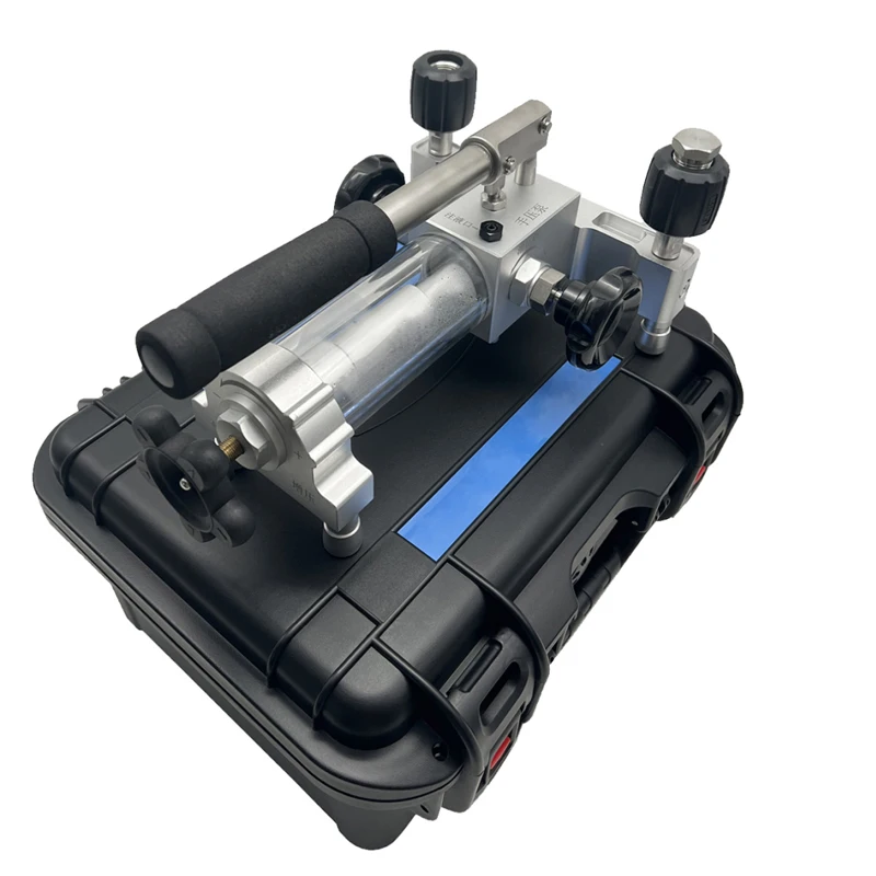 0 - 40/70Mpa Wasser-Hydraulik-Druckkalibriergerät Todesgewicht-Tester Kalibrator – Detail 1