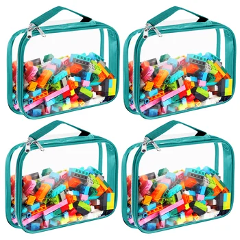Versatile Toy Organizer & Clothing Basket Transparent Laundry Storage Bag for Kids' Toys & Clothes