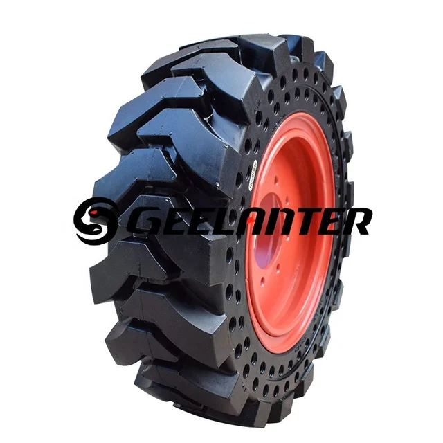 Solid tire Skid Steer Tires Bob   cat 10-16.5 12-16.5  570x160 5.70-12 Solid TIRE