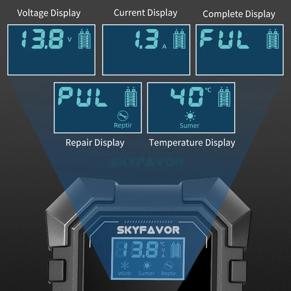 Factory price 6V 12V battery charger 6V 12V 1.5A Multi purpose SAE crocodile clip wire nose car motorcycle battery charger