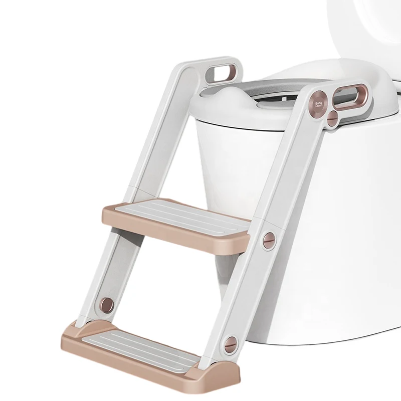 Blue Toddler Potty Training Seat Ladder Step Toilet Girl Chair Infant