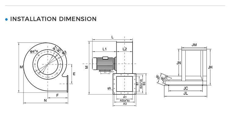 Centrifugal Fan, 4-72-2, 380V - detail 10
