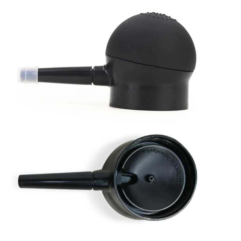 Oem Hair Fibre Spray Pump Black Plastic Hand Spray Nozzle Hair Fiber