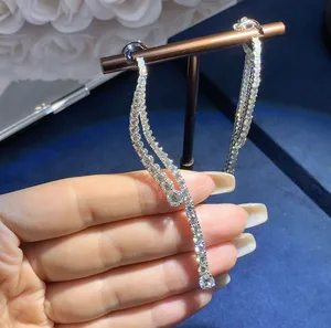 9K/14K/18K Gold IGI Certified Lab-Grown Diamond Dangle Earrings for Women - Round Cut, Trendy Fashion Jewelry Design