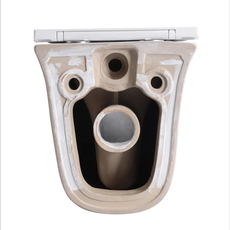 	Eco-efficient ceramic wall-hung restroom fixture