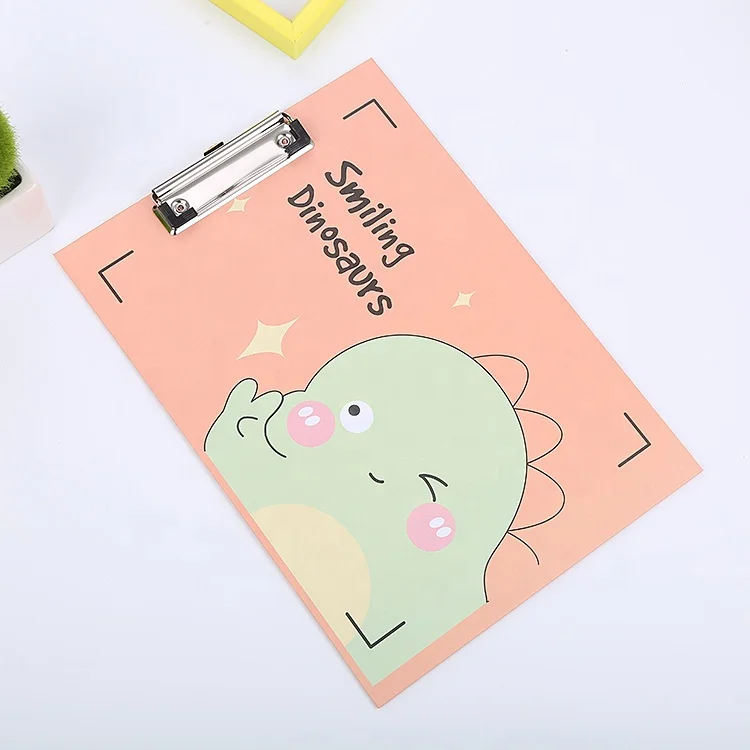 Оптовая продажа, пластиковая папка с мультяшным динозавром A4 для школы и офиса