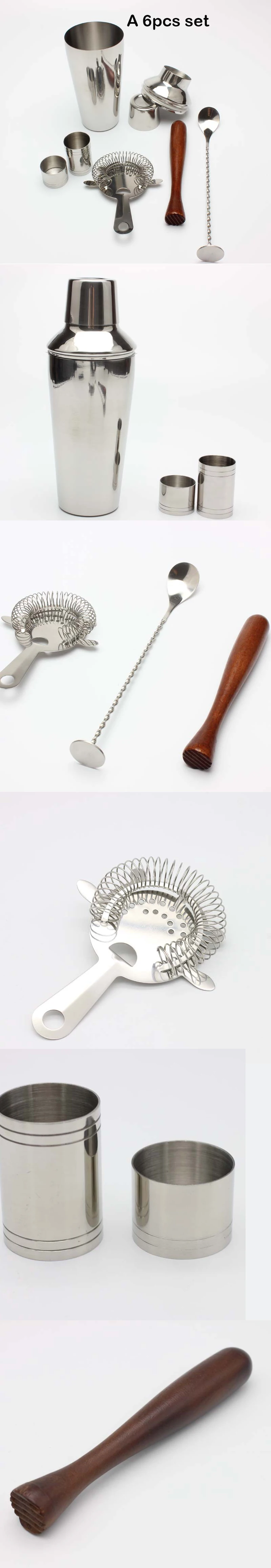 Vintage Cocktail Shaker Making Set Mixer Mini Premium Gold Stainless