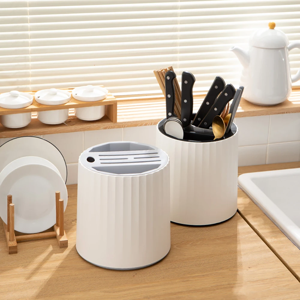 Пластиковая подставка для ложки и вилки OUK набор подставок кухонных