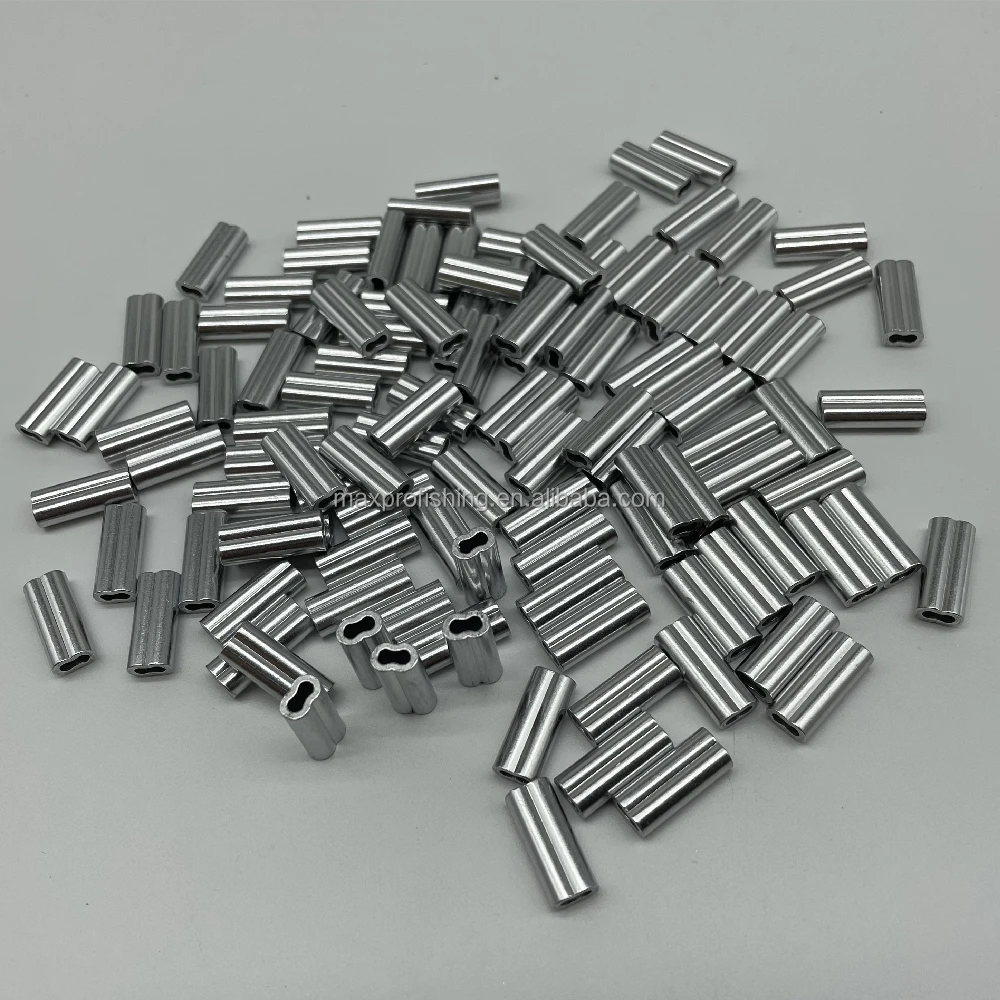8 Type Dual Crimping Aluminum Crimps Double Fishing Sleeves Buy