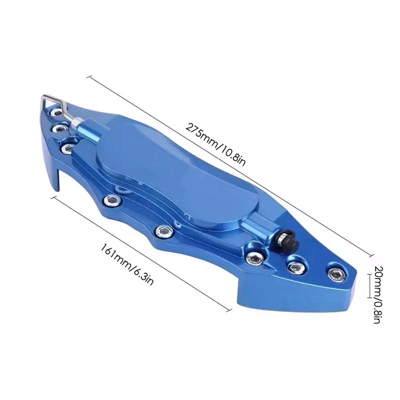 Eayoly Couvercle Étrier Frein Alliage Aluminium - Protection Roues Voiture Facile à Installer