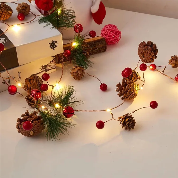 Luci Natalizie A LED Per Tende Con Design A Ghiaccioli A Fiocco Di Neve, Luci A Corda Da Fata Alimentate A Batteria Per La Decorazione Di Feste In Casa - Foto 7