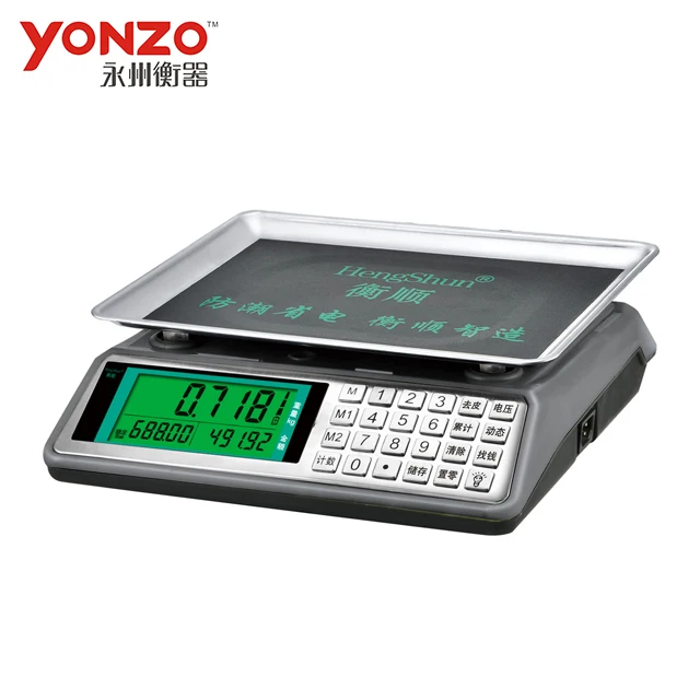 Electronic Price Computing Scale Balanza Electronica Precio with Pole