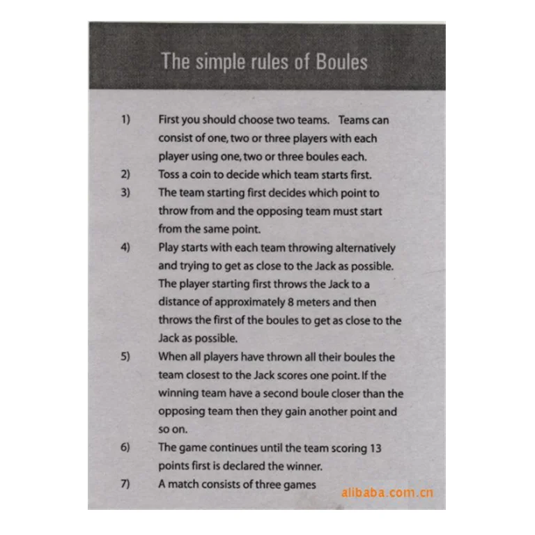 French Lawn Game Boules Ball Petanque Steel Bocce Ball Set Buy Bocce