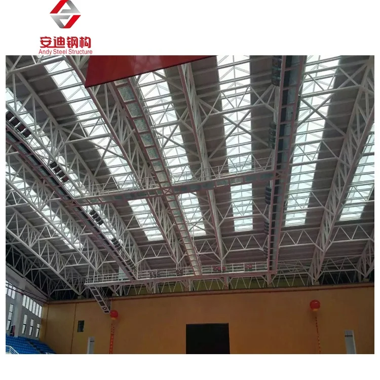 Steel Pipe Truss Stadium Roof Structure Steel Tube Truss Stadium Roof Prefabricated Steel Structure Stadium Building