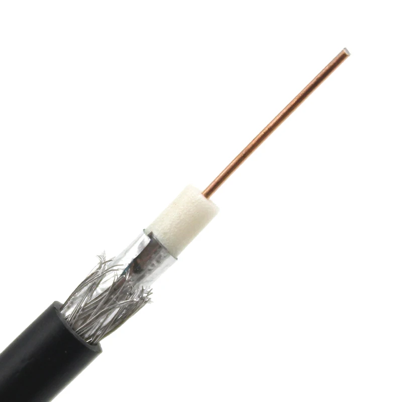 RG59 2C CABLE RG58 3C 2V 5C2V RJ59 COAXIAL CABLE WITH POWER SIAMESE CCTV CABLE ROHS CE ETL EURO