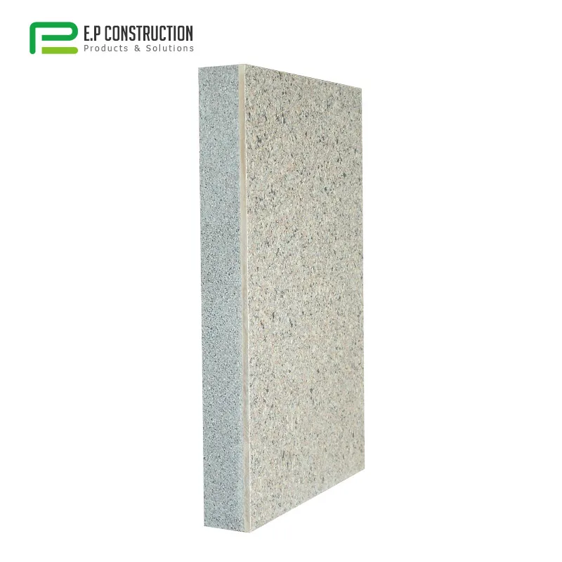 Turkey House Low Cost Precast Concrete Block Polystyrene Foam Insulated Composite Sandwich Wall Rock Wool SIP Panels for Sale