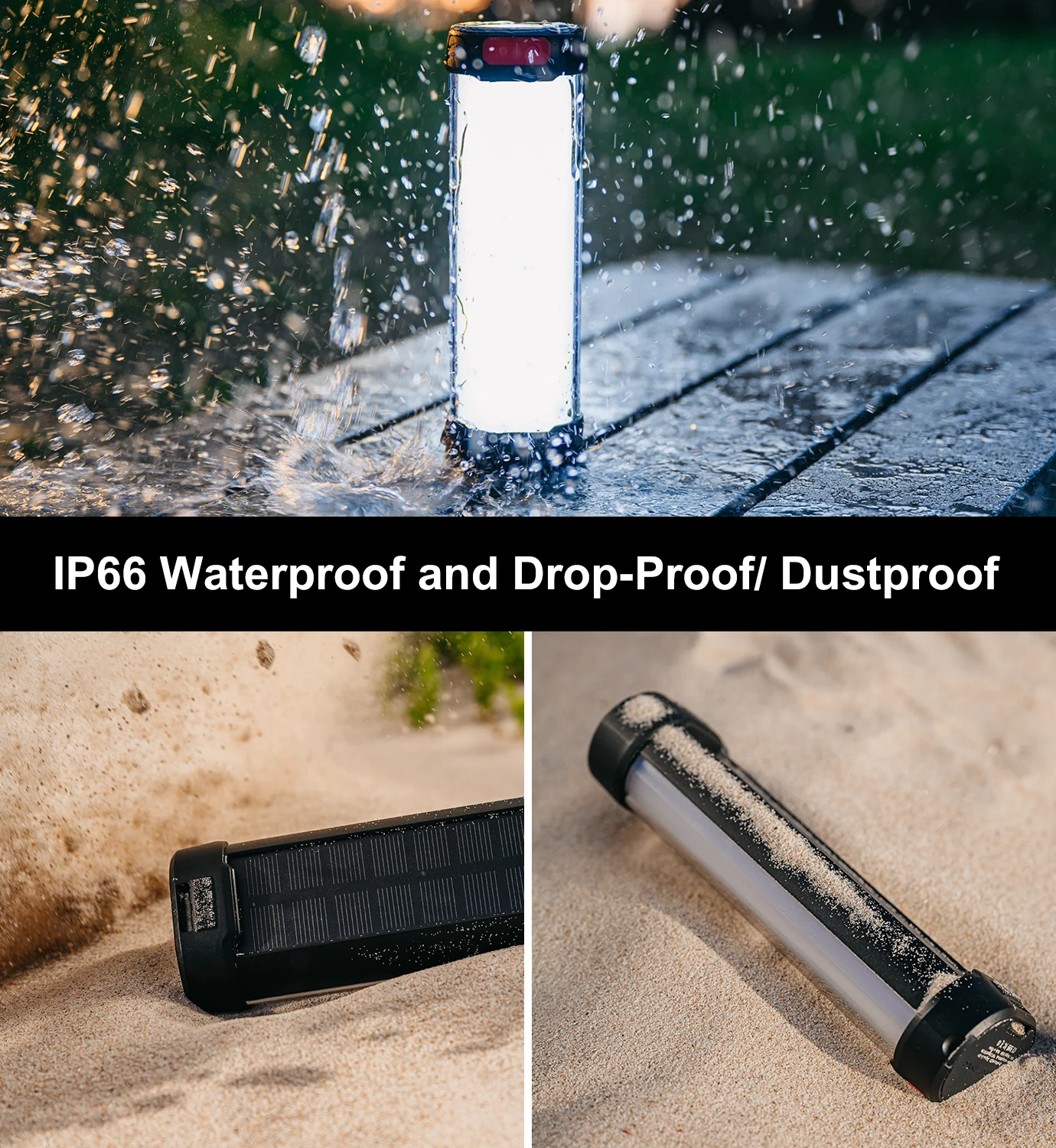 На открытом воздухе портативная Современная многофункциональная перезаряжаемая подвесная Светодиодная лампа для кемпинга на солнечных батареях огни 2-в-1 фонарь мобильный аккумулятор