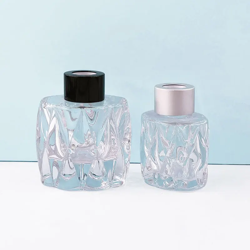 luxury wholesale custom reed diffusers bottle 150ml empty glass diffuser bottle-2