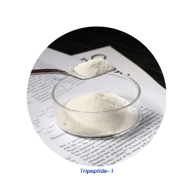 High Purity Powder Cosmetic Grade Raw Material CAS:49557-75-7 ghk Tripeptide-1