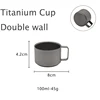 Titanium-100ML Double Wall Coffee Cup