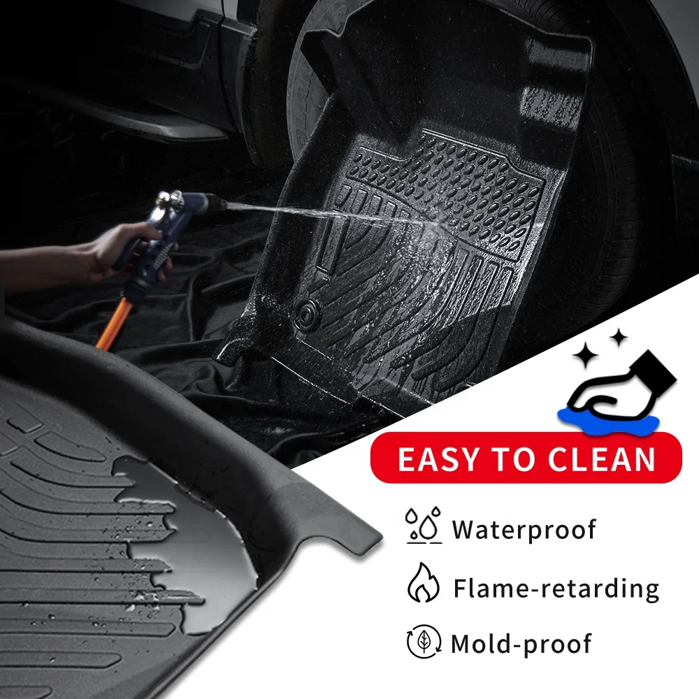 Auto Accessories 3D All Weather TPE Car Floor Mats Cargo Carpets for Toyota Raize 2022