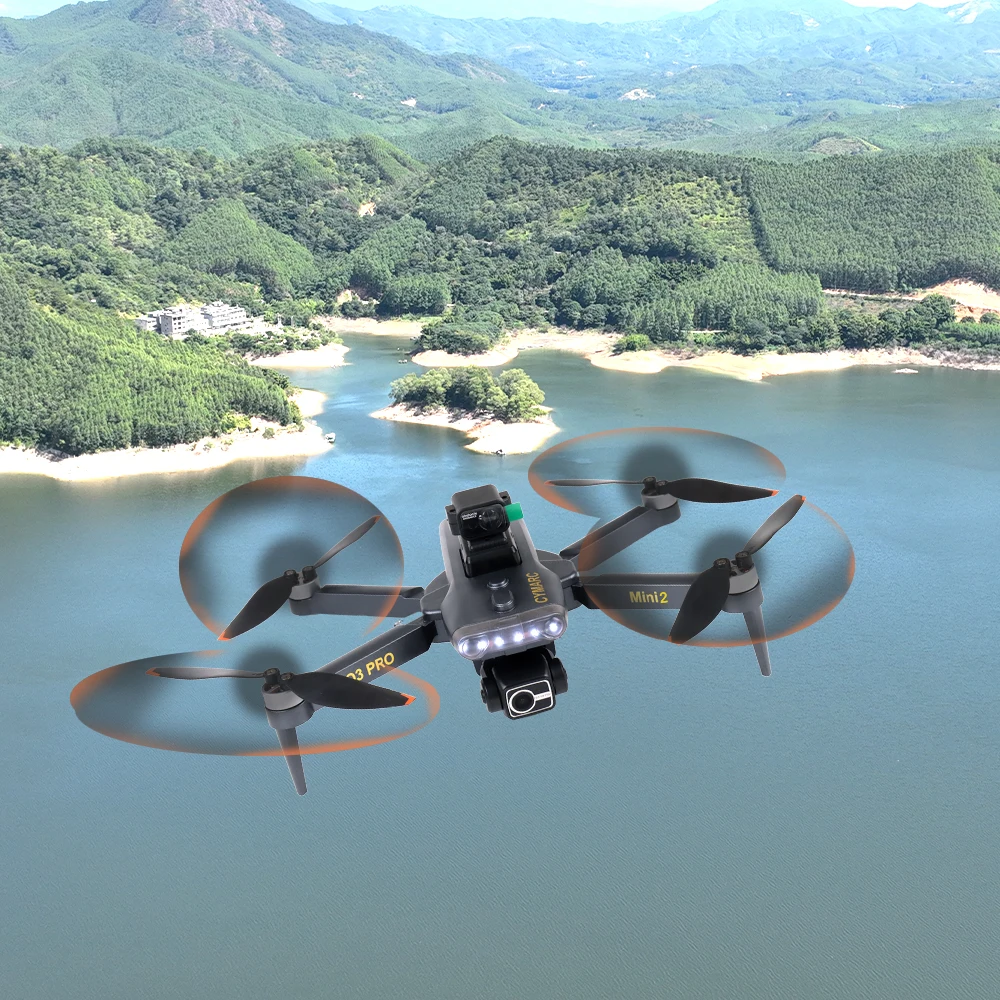 Q3 Pro Mini 2 Drone GPS Drone 4K Profesional  3-Axis Gimbal Dual Camera 5G WIFI FPV RC Quadcopter with Obstacle Avoidance Drone