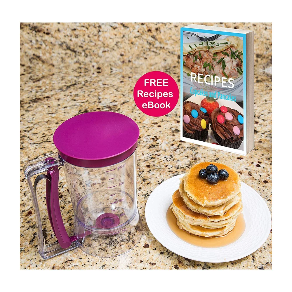 Waffles Muffin Mix Crepes Cupcake Handheld Home Food Gadget